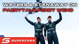 Waters And Stanaway Reflect On Fairytale First Wins At Sandown  Repco Supercars Championship 2024 [upl. by Alyek]