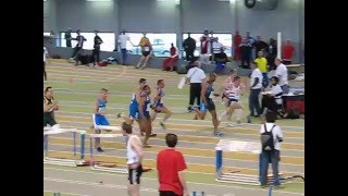 Finale 60 metri piani M45 Mondiali Indoor Master di atletica 1721 marzo 2008 ClermontFerrand [upl. by Donadee931]