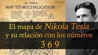 El MAPA de Nikola Tesla y su relación con los números 3 6 9 [upl. by Merari]