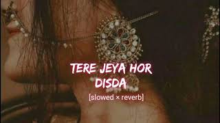 Tere Jeya Hor Disda  Madhur Sharma  Kiven Mukhde Ton Nazran Hatawan Slowed × Reverb Lofi  Music [upl. by Aiel75]