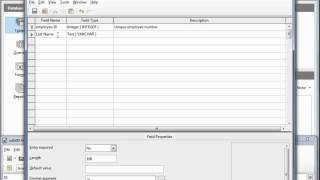 LibreOffice Base 01 Create a Database Create a Table [upl. by Ennaear]