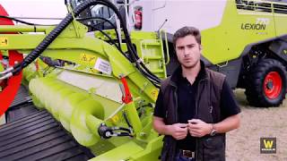 Moissonneusebatteuse lintelligence artificielle Cemos de Claas  InnovAgri 2018 [upl. by Ping]