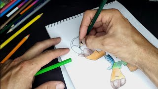 ASMR 🇧🇷 Desenhando o FULECO  Mascote da Copa de 2014 [upl. by Htebzile989]