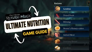 LOTR Return to Moria  Ultimate Food Survival Guide 2023 [upl. by Yawnoc]