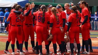 Team USA Softball vs Team USA Juniors  2019 International Cup of Softball  Full Game [upl. by Inafit80]