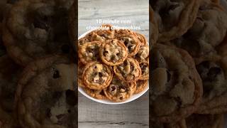 10 minute chocolate chip cookies easyrecipe cookies [upl. by Aretina]