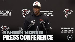 Raheem Morris speaks with the media ahead of the Falcons Week 13 matchup  Atlanta Falcons [upl. by Lauritz513]