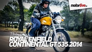 TEST  ROYAL ENFIELD CONTINENTAL GT  La route vivante [upl. by Ilojne]