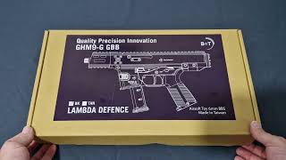 2023 Lambda Defence BampT GHM 9K GBB SMG PDW Unboxing [upl. by Gautious32]