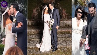 Ilaria D’Amico e Gigi Buffon il matrimonio da sogno a Lucca tra vip e emozioni [upl. by Moonier405]