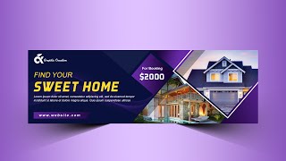 Professional Website Banner Design  Photoshop Tutorial [upl. by Naus820]