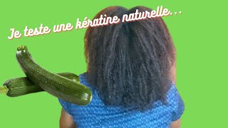 SOIN LISSANT A LA COURGETTE hairgrowth hairgrowthtips hairgrowthoil [upl. by Enitnelav]