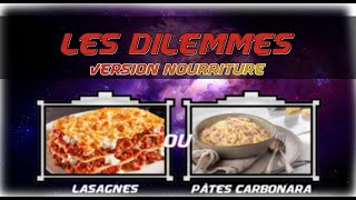 20 DILEMMES SUR LES NOURRITURES Vol1  Difficile [upl. by Abad205]