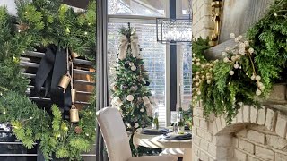 2 Stunning Christmas Trees 1 Elegant Diy Centerpiece Decorate With Me [upl. by Lever196]