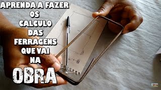 COMO CALCULAR A QUANTIDADE DE FERRO E ESTRIBO DA SUA OBRA SUPER DICAS [upl. by Dorn412]