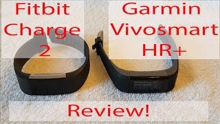 Fitbit Charge 2 vs Garmin Vivosmart HR review for runners [upl. by Fennell583]