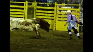 Bull riding rodeo Stagecoach Days in Banning California [upl. by Cullan]