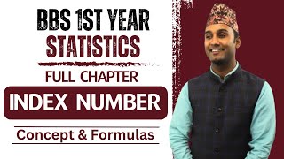 Index Number  Concept and Formula  BBS 1st Year Statistics in Nepali  Full Chapter Gurubaa [upl. by Fink]