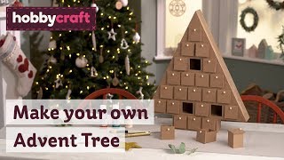 Wooden Advent Calendars  Advent Calendars  Hobbycraft [upl. by Eerized]