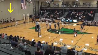 Molly McGurn 28 SetterDS High School volleyball video 2018 [upl. by Ailehs2]