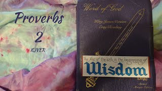 Proverbs 2 KJVER jesus bible scripture proverbs [upl. by Aniaj309]