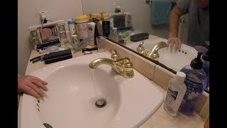 Moen Lavatory Faucet Repair Part 1 [upl. by Reamy]