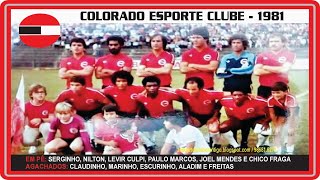 Flamengo 2x1 Colorado Esporte Clube  Campeonato Brasileiro 1981  Taça de Ouro  2ª Fase [upl. by Toshiko]