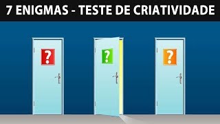 7 ENIGMAS Divertidos para DESAFIAR sua Mente Criativa [upl. by Rekyr]