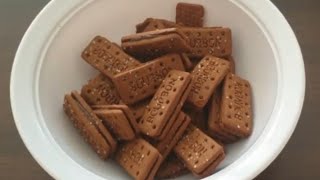 Bourbon Biscuit Cake  3 ingredients Eggless Biscuit cake recipe without oven [upl. by Ardnal]