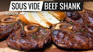 Sous Vide BEEF SHANK Perfection How to cook BEEF Shank [upl. by Samau]