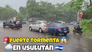 🚨🌧FUERTE TORMENTA SOBRE USULUTÁN EL SALVADOR 🇸🇻 21112024 [upl. by Englis]