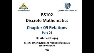 Discrete Mathematics – Ch09 – Part01 الرياضيات المتقطعة  الفصل التاسع  الجزء الأول [upl. by Nonnad844]