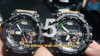 Casio GG 10001a5 Replica vs Original G Shock Mudmaster [upl. by Eanej]