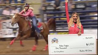 FALLON AND FLO AT RODEO ALL STAR 2019  Fan Favorite Vote Winner [upl. by Aibara]