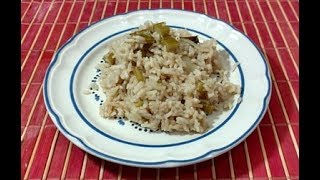 Arroz con Apio al Limón [upl. by Nwahsud279]