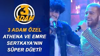 O Ses Türkiye Şampiyonu ve Athenanın Muhteşem Düeti  3 Adam Özel [upl. by Siro]