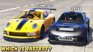 GTA 5  ANNIS ZR350 vs COMET S2  Which is Fastest [upl. by Magocsi]