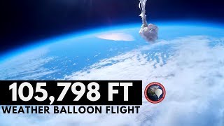 GoPro High Altitude Weather Balloon to 105000 FT [upl. by Timrek]