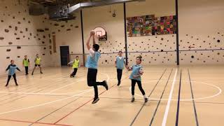 Tchoukball in PE Class at Carroll School [upl. by Cnut]