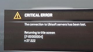 fix for honor critical error the connection to Ubisoft servers has been lost for honor server down [upl. by Meldon]