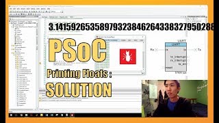 PSoC Tutorial  Printing floats to Termite SOLUTION [upl. by Wendeline]