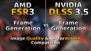 AMD FSR 3 Frame Generation vs DLSS 35 Frame Generation [upl. by Shanan302]