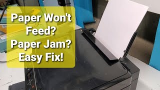 Fix Paper Feed and Paper Jam problems on Epson Expression XP300 XP310 XP330 XP340 XP400 XP430 [upl. by Weathers342]