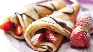 Il Modo Più Semplice e Veloce per fare le Crepes alla Nutella [upl. by Carey]