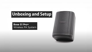 Bose S1pro unbox and setup [upl. by Elokkin]