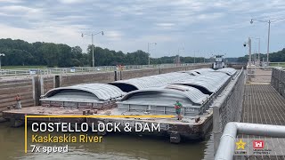 Jerry F Costello Lock amp Dam [upl. by Thaxter]