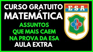 ESA  CURSO GRATUITO  ASSUNTOS QUE MAIS CAEM  CONDUTA MILITAR  AULA EXTRA [upl. by Leizahaj730]