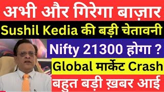 Stock market crash again  market strategy  NIFTY next target [upl. by Arlana465]