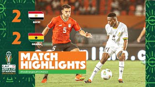 HIGHLIGHTS  Egypt 🆚 Ghana ملخص مباراة مصر وغانا TotalEnergiesAFCON2023 [upl. by Gleason745]