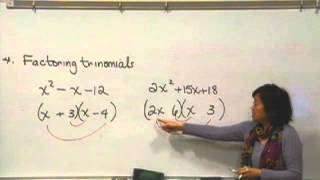 Factoring Trinomials [upl. by Rothberg]